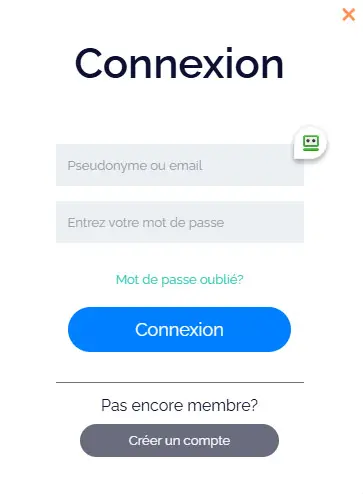 Connexion des membres du YugiBet Casino